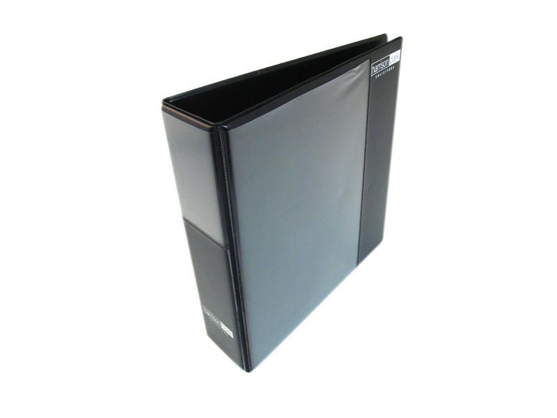 WO25838 - Pvc Black A5 Binder